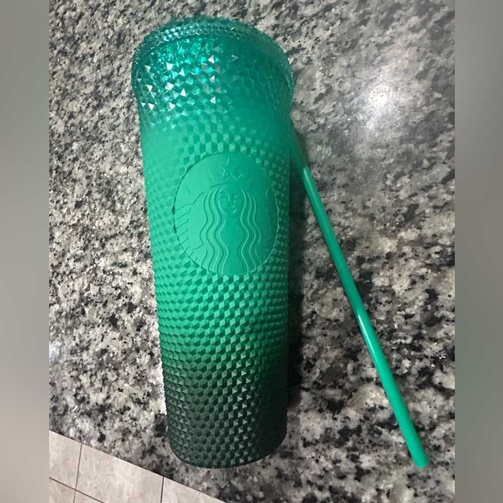 Starbucks gradient Mint Waxberry Venti 24 oz Studded Tumbler